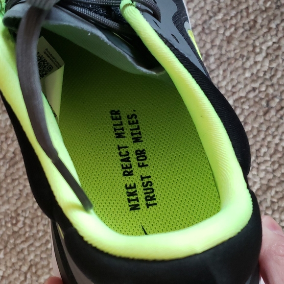 Nike Men's React Miler Running Shoes Sneakers NEW! - Picture 7 of 10